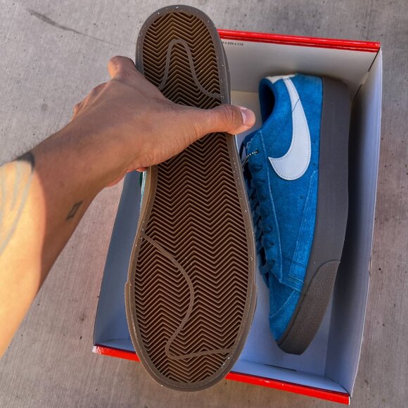 Nike Blazer Low Devin Booker Chevrolet Surf Blue HV2197-400 Men's 12 - Picture 5 of 7